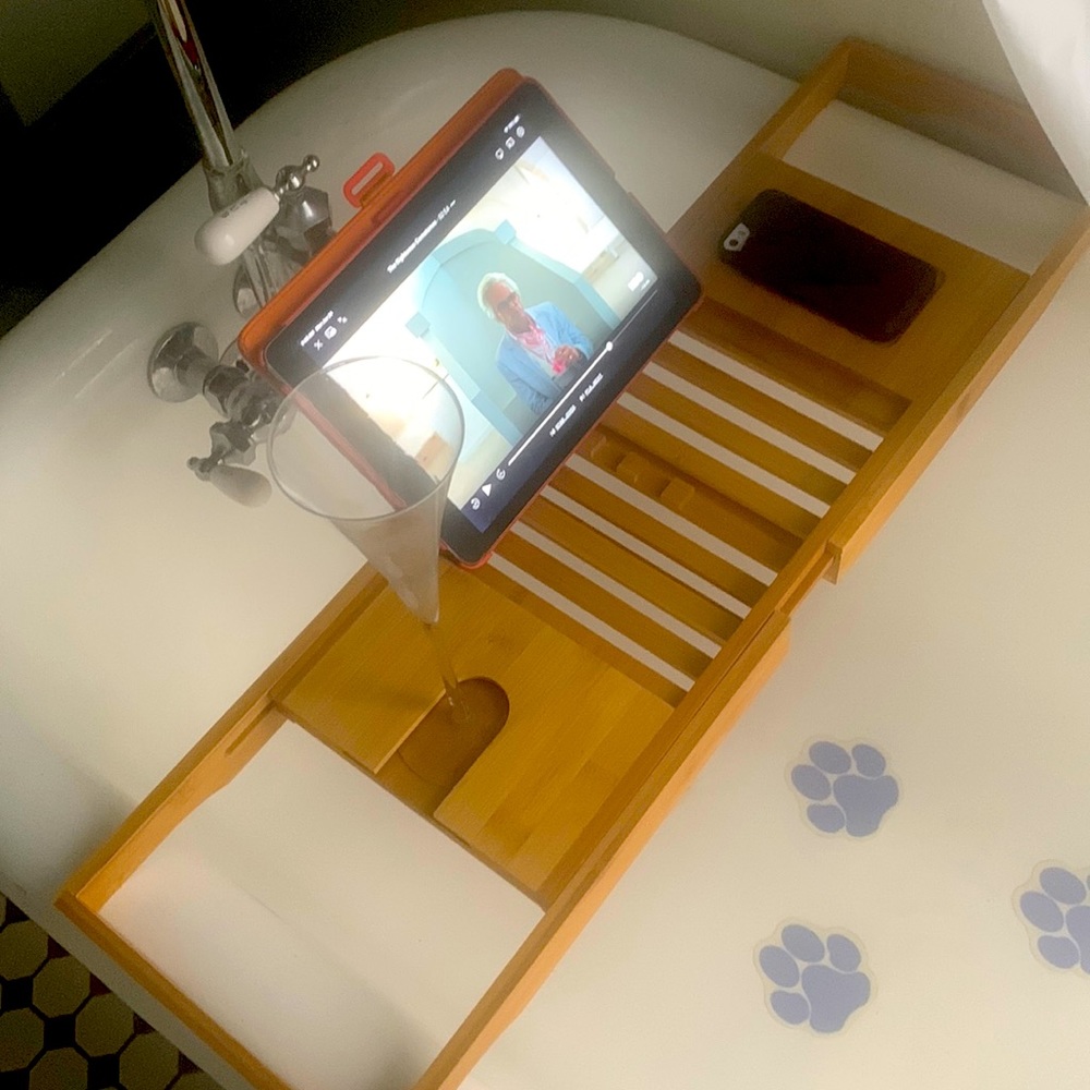 Bamboo Bathtub caddy